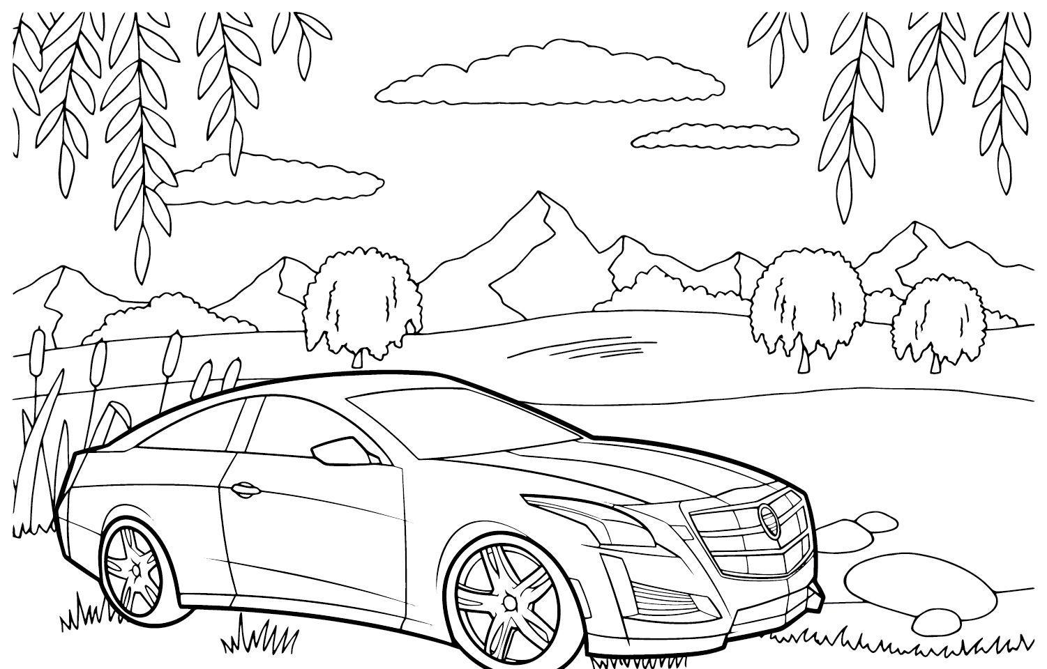 Cadillac-Coloring-Page-to-Print