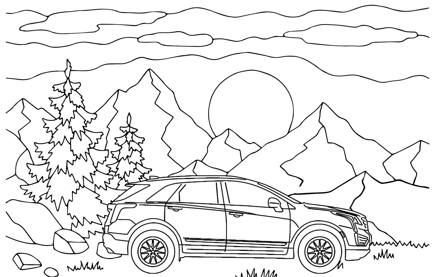 Cadillac-Coloring-Pages-to-Printable